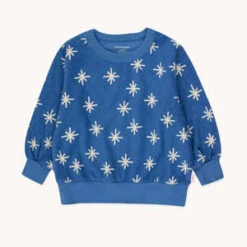 TinycottonsKids Tiny Cottons Snow Sweatshirt - Blue
