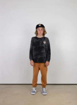 Tiny WhalesKids Tiny Whales Great Outdoors Crewneck Sweatshirt In Faded Black -Sports Clothing Tiny Whales Great Outdoors Crewneck Sweatshirt in Faded Black 20230906032013