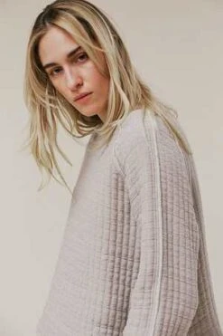 NymåneTogether Sweatshirt - Cream/Grey