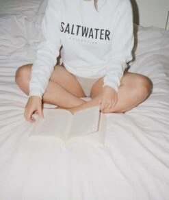The Saltwater CollectiveClassic Crew Sweatshirt - White