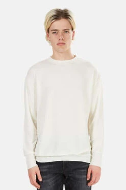 V :: ROOMTencel Stretch Crewneck Sweatshirt - White