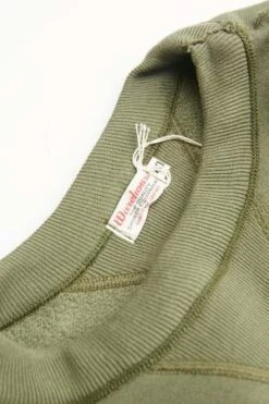Warehouse & Co.WAREHOUSE & CO. Lot 401 Plain Sweatshirt - OD Green -Sports Clothing WAREHOUSE CO Lot 401 plain OD Green 20220203220003 3