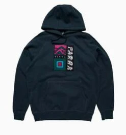 BY PARRAWave Block Tremors Hooded Sweatshirt - Navy Blue