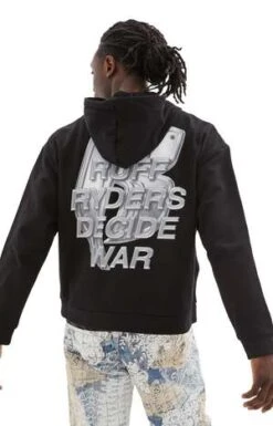 Who Decides WarRuff Ryders Hooded Sweatshirt - Coal -Sports Clothing Who Decides War Ruff Ryders Hooded Sweatshirt Coal 20231027231238