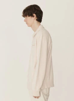 YMCEarth Sugden Organic Cotton Sweatshirt - Ecru Marl -Sports Clothing YMC Earth Sugden Organic Cotton Sweatshirt Ecru Marl 20230831172543