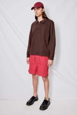 YMCSugden Sweatshirt - Brown -Sports Clothing YMC Sugden Sweatshirt Brown 20230629003249