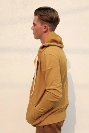 JungmavenZeppelin Hooded Sweatshirt - Marigold 4 JungmavenZeppelin Hooded Sweatshirt - Marigold - Image 2