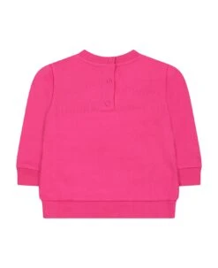 FENDI Fuchsia Sweatshirt For Baby Girl With Logo 5 FENDI Fuchsia Sweatshirt For Baby Girl With Logo -Sports Clothing a136151cff14f87cb83f6dea333aa5b1