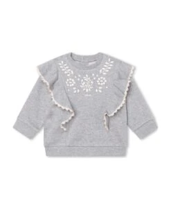Chloé Sweatshirt With Scalloped Edge