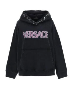 Versace Cotton Logo Sweatshirt