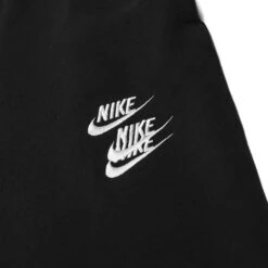 Nike Sweatpants NSW French Terry World Tour - Black/White -Sports Clothing b0c0da21b515