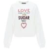 Dolce & Gabbana Lettering Print Oversized Sweatshirt -Sports Clothing b33f45b2183f58e6c431031630f979c1