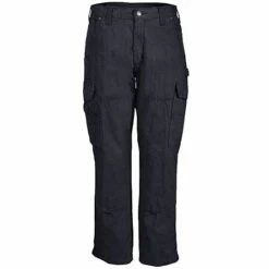 Carhartt Pants: Men's B342 BLK Black Ripstop Cotton Cargo Work Pants -Sports Clothing b342blk carharttf 01