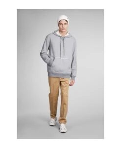 Golden Goose Sweatshirt In Grey Cotton -Sports Clothing b6ab791856df143039dea78d05e6887d