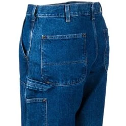 Carhartt Jeans: Men's B73 DST Double Front Logger Heavyweight Loose Fit Utility Jeans -Sports Clothing b73dst carharttl 01