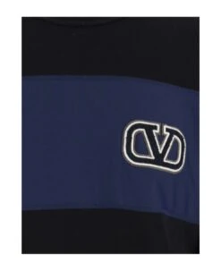 Valentino Cotton Sweatshirt With Logo Patch -Sports Clothing c2c2ce0c125a63546332d206567d6e40