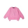 Medusa Head Ruffle-trim Crewneck Sweatshirt -Sports Clothing c60513b3e953902a9c1ef0a2409ef99d
