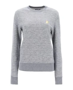 Golden Goose Athena Sweatshirt With Gold Star