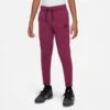 Nike Sweatpants NSW Tech Fleece - Burgundy/Black Kids -Sports Clothing ca39c978a236