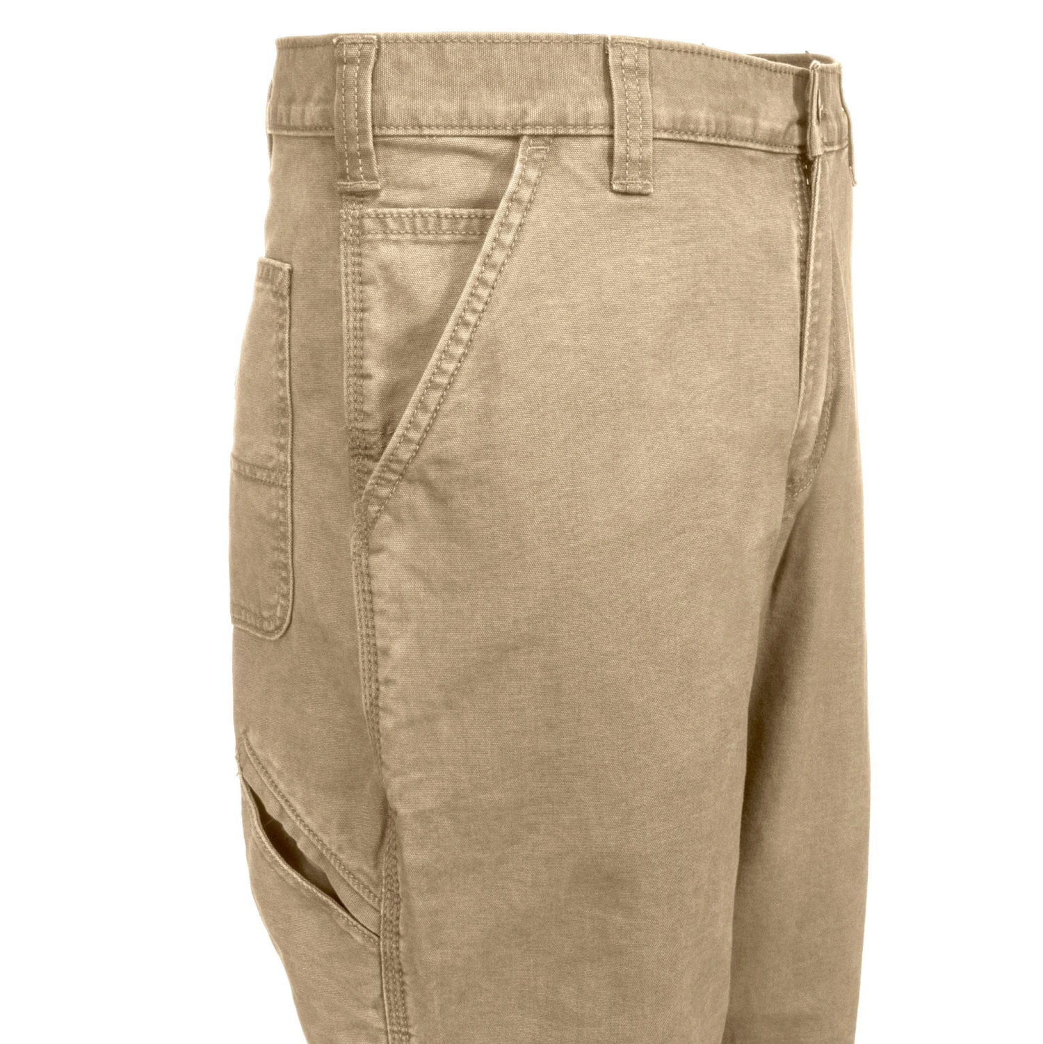 Carhartt Pants: Men's Rugged Flex 102291 253 Dark Khaki Dungarees 6 Carhartt Pants: Men's Rugged Flex 102291 253 Dark Khaki Dungarees - Image 4