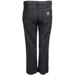 Carhartt Pants: Men's 102517 039 Gravel Grey Rugged Flex Rigby Five-Pocket Canvas Work Pants -Sports Clothing carhartt 102517 039 b 01