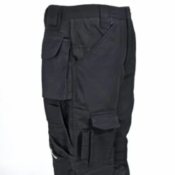 CAT Apparel Pants: Men's C172 016 Black Multi-Pocket Trademark Trousers -Sports Clothing cat c172 016 r 01