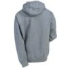 CAT Apparel Sweatshirts: Men's W10646 004 Dark Heather Grey Trademark Hooded Sweatshirt -Sports Clothing cat w10646 dhtr b 01