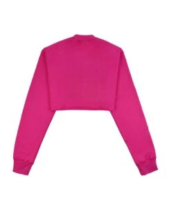 DSQUARED2 Logo Printed Crewneck Cropped Sweatshirt -Sports Clothing cb16e92716866982d0bc5d9e1d7d4563