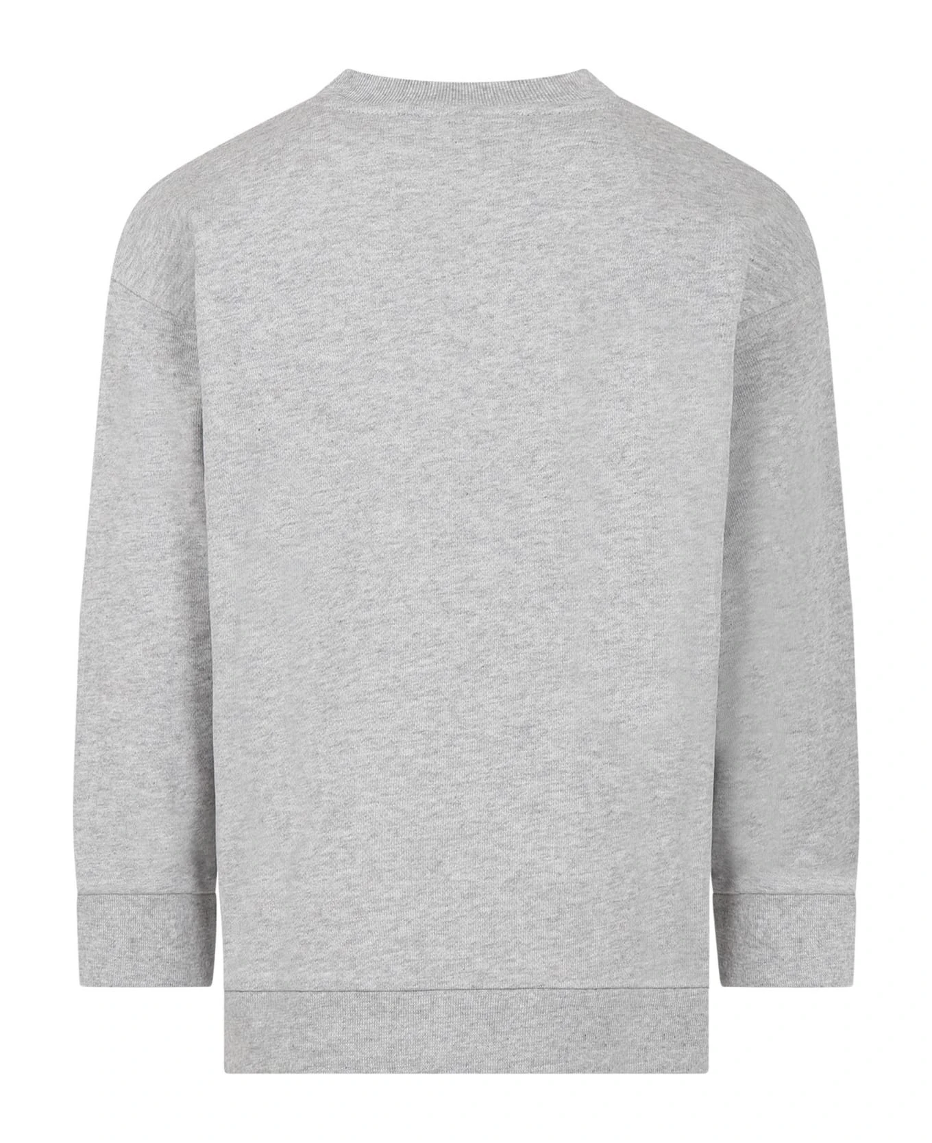 FENDI Grey Sweatshirt For Kids With Logo 4 FENDI Grey Sweatshirt For Kids With Logo - Image 2