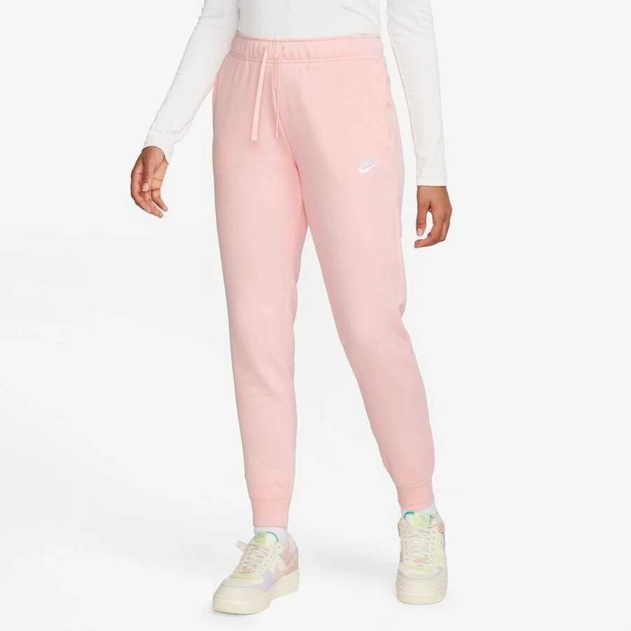 Nike Sweatpants NSW Club Fleece - Soft Pink/White Woman 3 Nike Sweatpants NSW Club Fleece - Soft Pink/White Woman