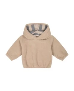 Beige Sweatshirt For Baby Boy