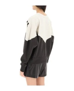 'houston' Sweatshirt With Flocked Logo -Sports Clothing d7e8fd6fd84795c2c463f97cecfbf0ca