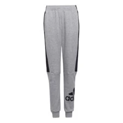 Adidas Sweatpants Colourblock - Medium Grey Heather/Black Kids