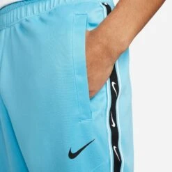 Nike Sweatpants NSW Repeat - Baltic Blue/Black -Sports Clothing dc122f38f767