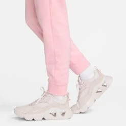 Nike Sweatpants NSW Club Fleece - Soft Pink/White Woman 9 Nike Sweatpants NSW Club Fleece - Soft Pink/White Woman -Sports Clothing dc2da40fb6ee