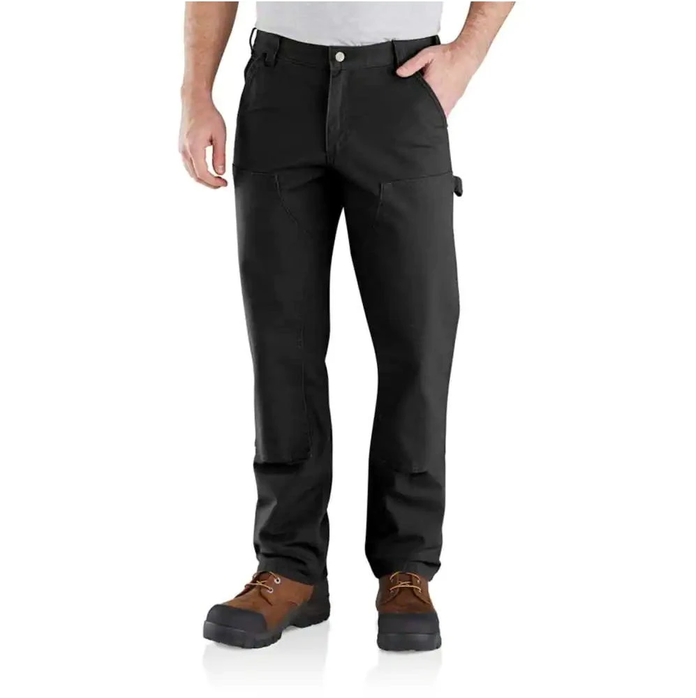 Carhartt Pants: Men's 103334 BLK Black Rugged Flex Relaxed Fit Duck Double-Front Utility Work Pant 3 Carhartt Pants: Men's 103334 BLK Black Rugged Flex Relaxed Fit Duck Double-Front Utility Work Pant