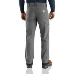 Carhartt Pants: Men's 103342 039 Gravel Rugged Flex Relaxed Fit Canvas Flannel-Lined Utility Work Pant -Sports Clothing download 2021 07 16t145658.059
