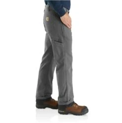 Carhartt Pants: Men's 103342 039 Gravel Rugged Flex Relaxed Fit Canvas Flannel-Lined Utility Work Pant -Sports Clothing download 2021 07 16t145703.651