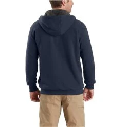 Carhartt Sweatshirt: Men's 103308 026 Carbon Heather Rain Defender Sherpa-Lined Full-Zip Sweatshirt -Sports Clothing download 2022 05 06t144014.546