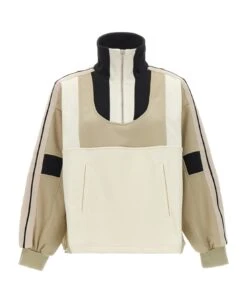 Palm Angels Cut Anorak Track Sweatshirt