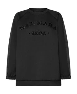 Max Mara Bratto Logo Cotton-blend Sweatshirt