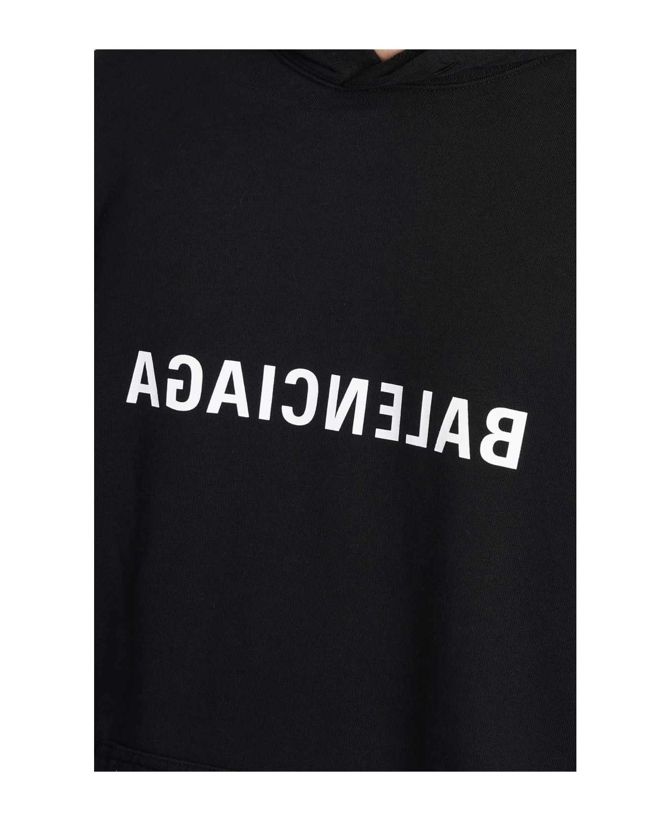Balenciaga Sweatshirt In Black Cotton 7 Balenciaga Sweatshirt In Black Cotton - Image 5