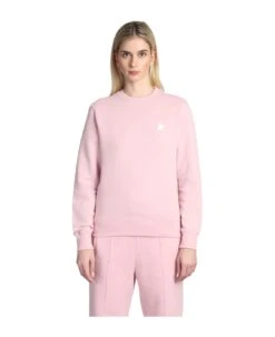 Golden Goose Athena Sweatshirt In Rose-pink Cotton