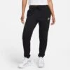Nike Sweatpants NSW Club Fleece - Black/White Woman