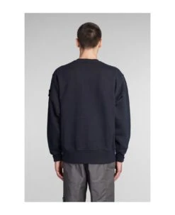 Stone Island Sweatshirt In Blue Cotton -Sports Clothing ea9dd8aa82be49b6a32037b075a1a41b