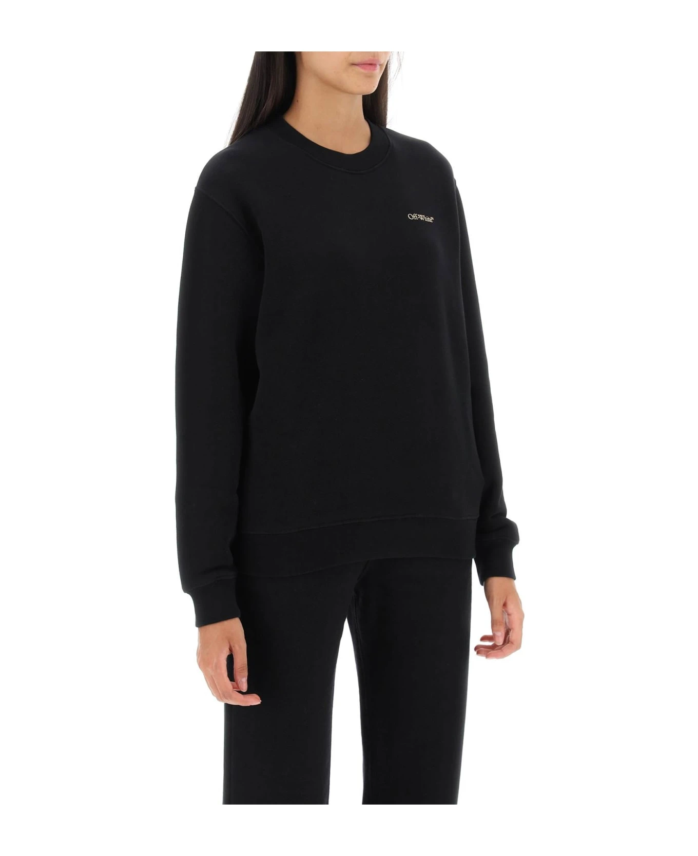 Off-White Crew-neck Sweatshirt With Diag Motif 4 Off-White Crew-neck Sweatshirt With Diag Motif - Image 2