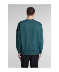 Stone Island Sweatshirt In Green Cotton -Sports Clothing ee9f7ff2c3ce270d58587d299f9d3af0