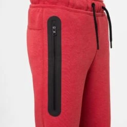 Nike Sweatpants NSW Tech Fleece - University Red/Black Kids -Sports Clothing f3a4190f39f5