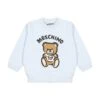 MOSCHINO Light Blue Sweatshirt For Baby Boy With Teddy Bear -Sports Clothing f5e8858e16712d89c72c75d5ef1a31df