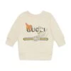 Gucci Off White Felted Cotton Jersey Sweatshirt -Sports Clothing f78e1884765ac8cc896b165c29108811